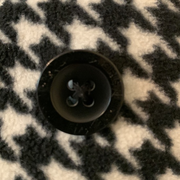 Nicole Miller girls fleece houndstooth coat size xxs (2/3) - Picture 2 of 6